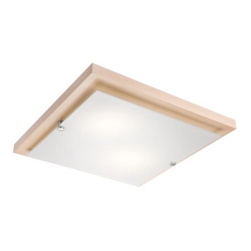 Plafón 2xE27/60W/230V haya