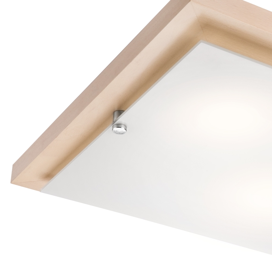 Plafón 2xE27/60W/230V haya