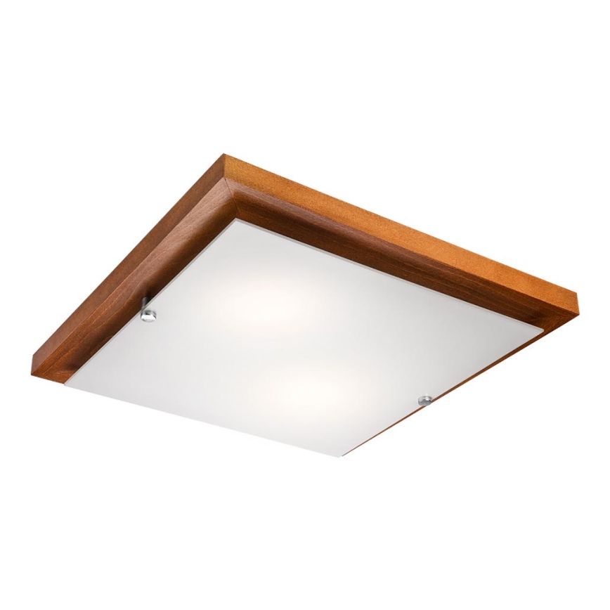 Plafón 2xE27/60W/230V pino