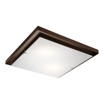 Plafón 2xE27/60W/230V pino