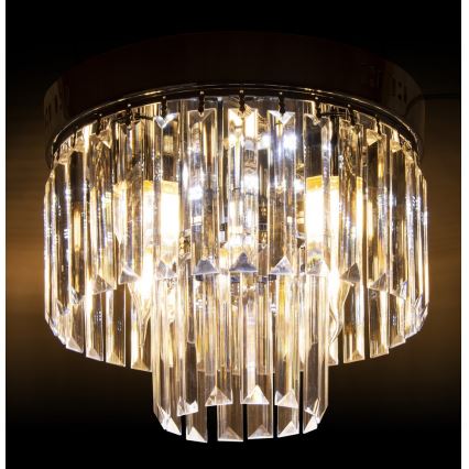 Plafón 7xE27/60W/230V diá. 30 cm
