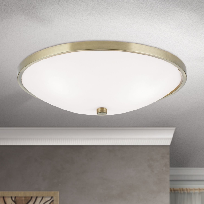 Plafón AIDA 3xE27/60W/230V diá. 40 cm latón