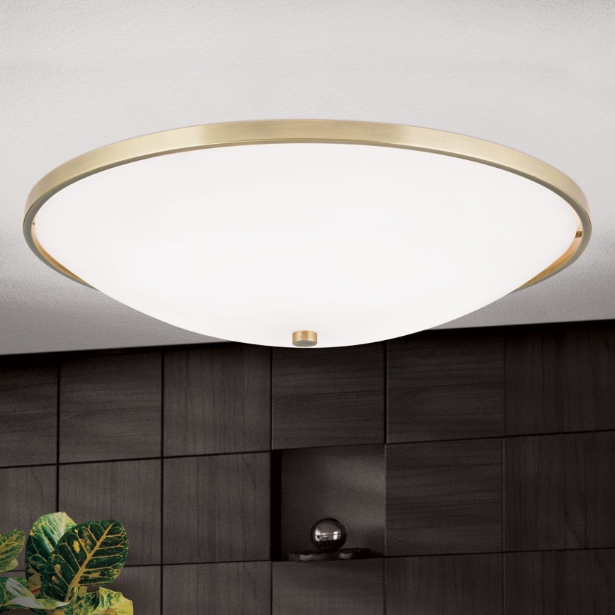 Plafón AIDA 5xE27/60W/230V diá. 56,5 cm latón