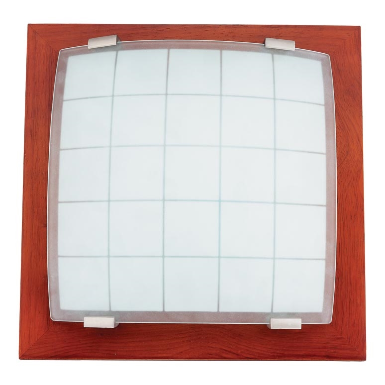 Plafón/Aplique GEOMETRICA 2xE27/60W/230V árbol de caucho 35x35 cm