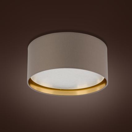 Plafón BILBAO 4xE27/15W/230V d. 45 cm marrón/dorado