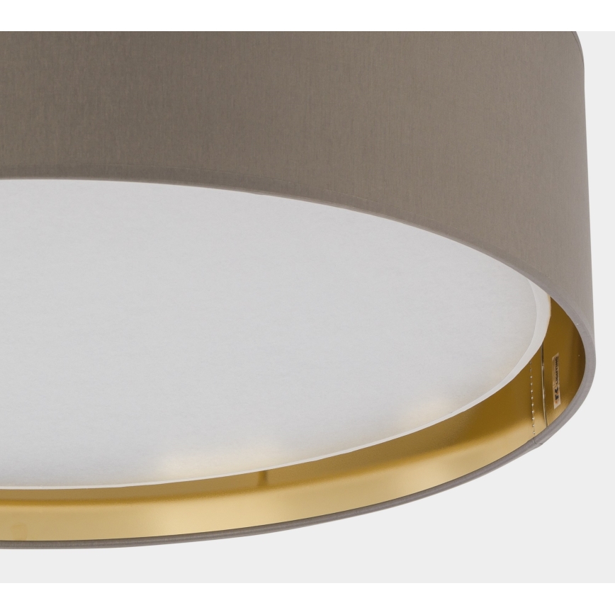 Plafón BILBAO 4xE27/15W/230V d. 45 cm marrón/dorado