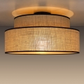 Plafón BOHO 1xE27/60W/230V diá. 40 cm beige