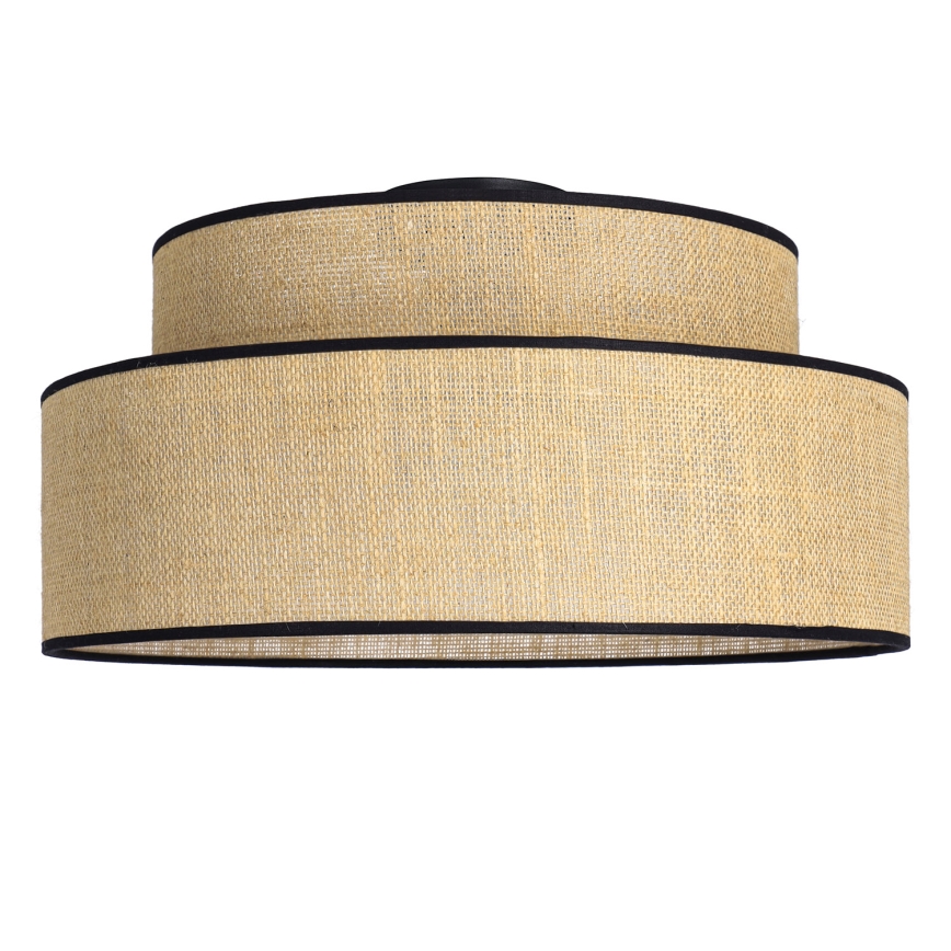 Plafón BOHO 1xE27/60W/230V diá. 40 cm beige