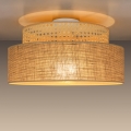 Plafón BOHO 1xE27/60W/230V diá. 40 cm ratán
