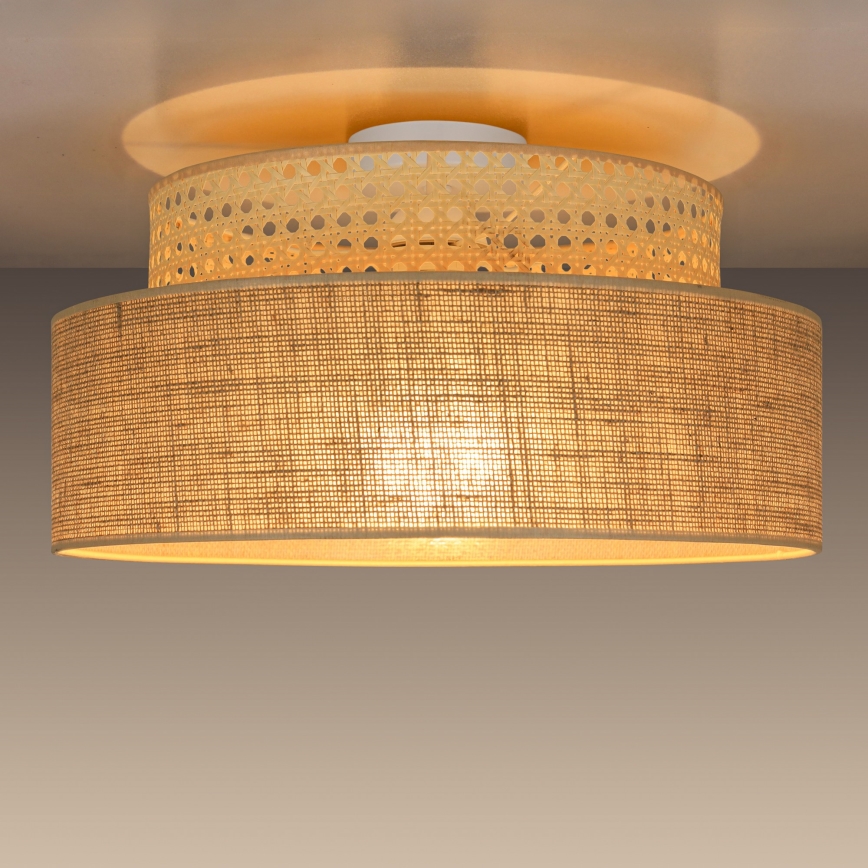 Plafón BOHO 1xE27/60W/230V ratán
