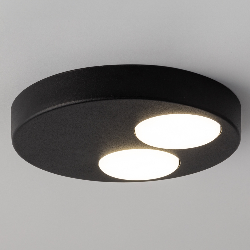 Plafón BROS 2xGX53/12W/230V negro