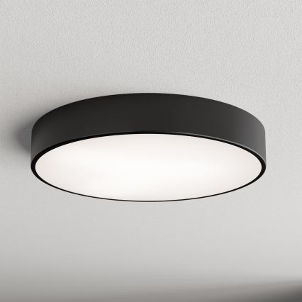 Plafón CLEO 4xE27/24W/230V diá. 50 cm negro