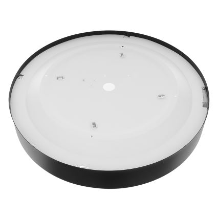 Plafón CLEO 4xE27/24W/230V diá. 50 cm negro