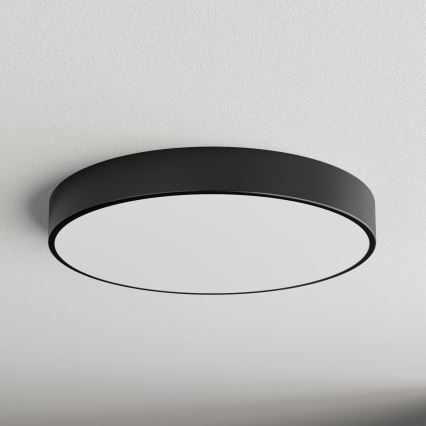 Plafón CLEO 5xE27/24W/230V diá. 60 cm negro
