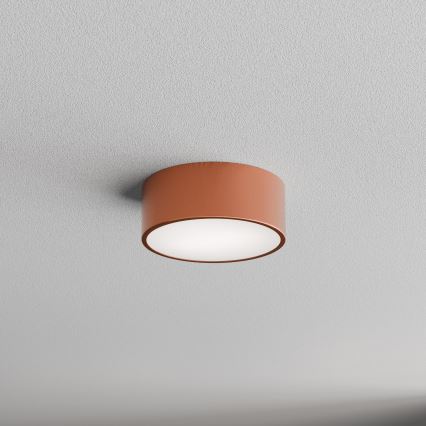 Plafón con sensor CLEO 1xE27/40W/230V ø 20 cm cobre