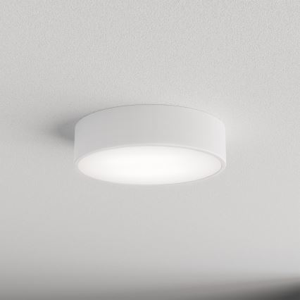 Plafón con sensor CLEO 2xE27/24W/230V diámetro 30 cm blanco