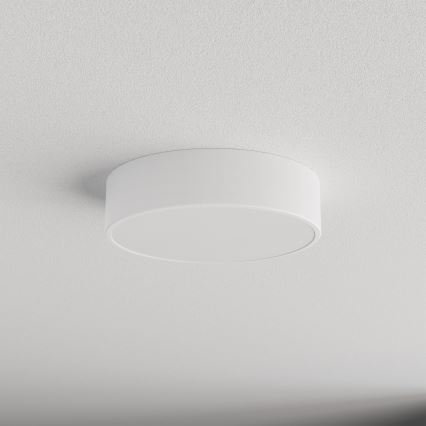 Plafón con sensor CLEO 2xE27/24W/230V diámetro 30 cm blanco
