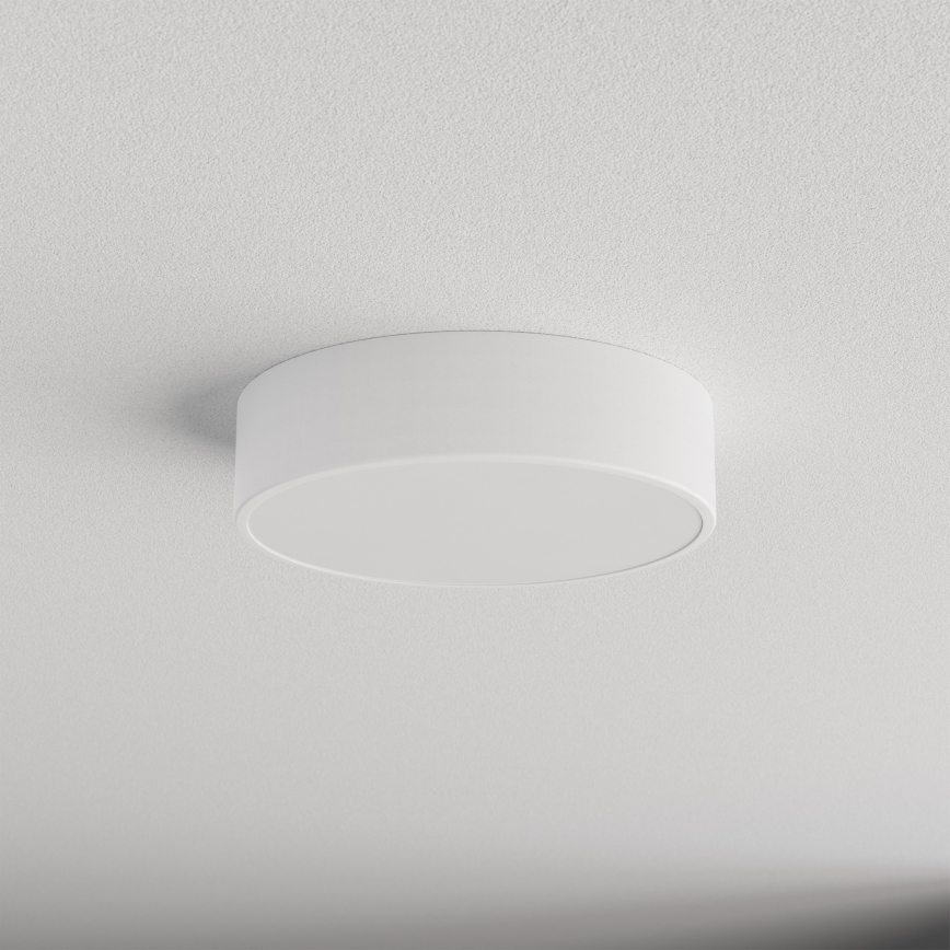 Plafón con sensor CLEO 2xE27/24W/230V diámetro 30 cm blanco