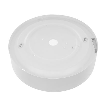 Plafón con sensor CLEO 2xE27/24W/230V diámetro 30 cm blanco