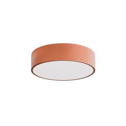 Plafón con sensor CLEO 2xE27/24W/230V diámetro 30 cm cobre