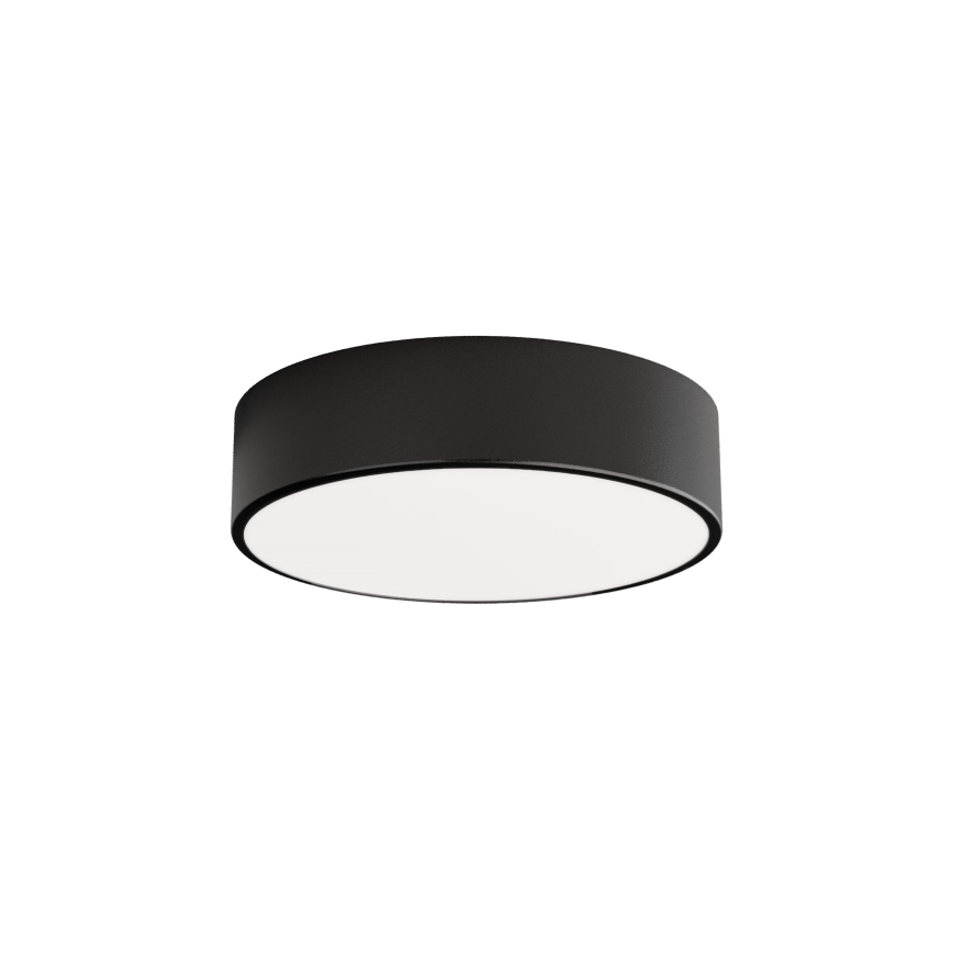 Plafón con sensor CLEO 2xE27/24W/230V diámetro 30 cm negro