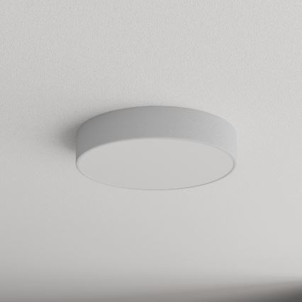 Plafón con sensor CLEO 3xE27/24W/230V diámetro 40 cm gris