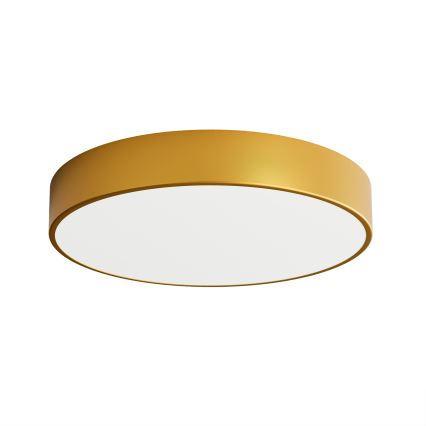 Plafón con sensor CLEO 4xE27/24W/230V diámetro 50 cm dorado