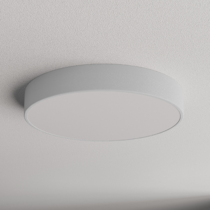 Plafón con sensor CLEO 4xE27/24W/230V diámetro 50 cm gris