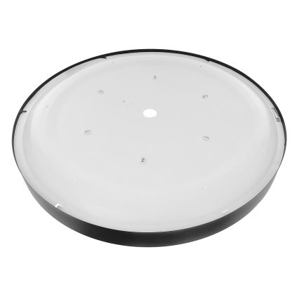 Plafón con sensor CLEO 6xE27/24W/230V diámetro 80 cm negro