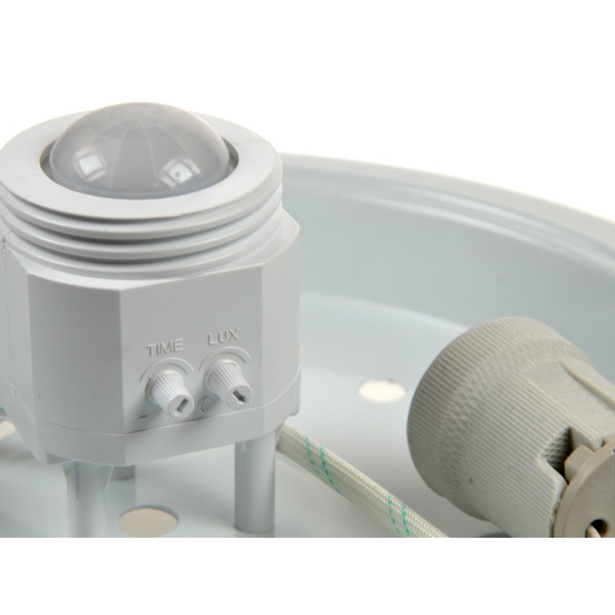 Plafón con sensor PLAFON 2xE27/80W/230V