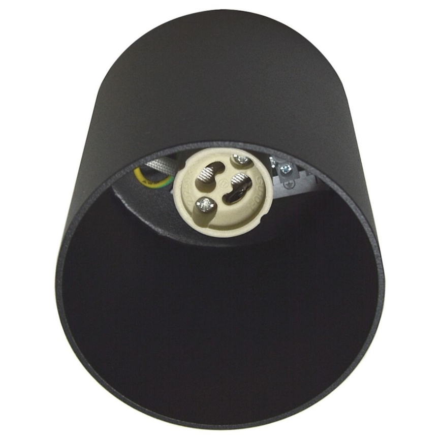 Plafón CREEP 1xGU10/50W/230V negro