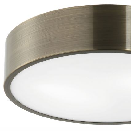 Plafón DANTE 1xE27/60W/230V diá. 26 cm pátina
