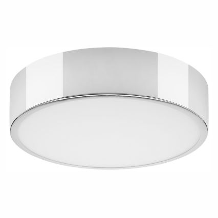 Plafón DANTE 2xE27/60W/230V diá. 36 cm cromo brillante