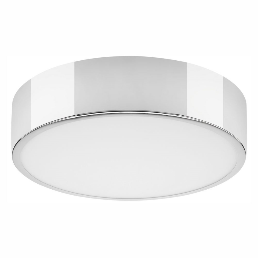 Plafón DANTE 2xE27/60W/230V diá. 36 cm cromo brillante