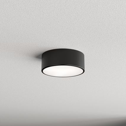 Plafón de baño CLEO 1xE27/24W/230V diá. 20 cm negro IP54
