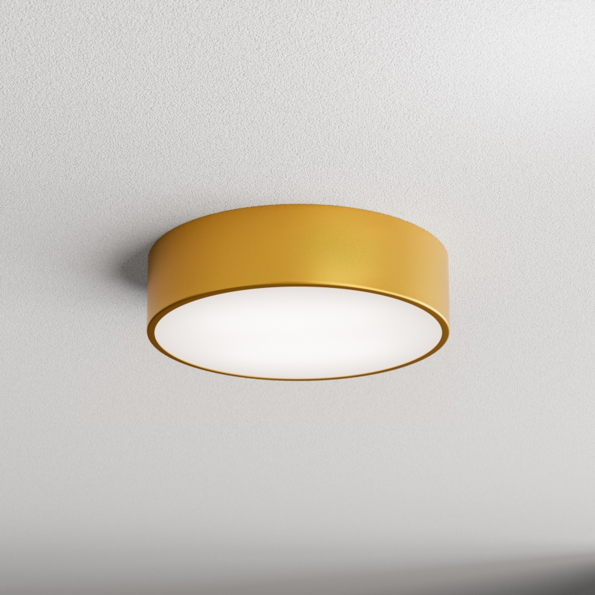 Plafón de baño CLEO 2xE27/24W/230V diá. 30 cm dorado IP54