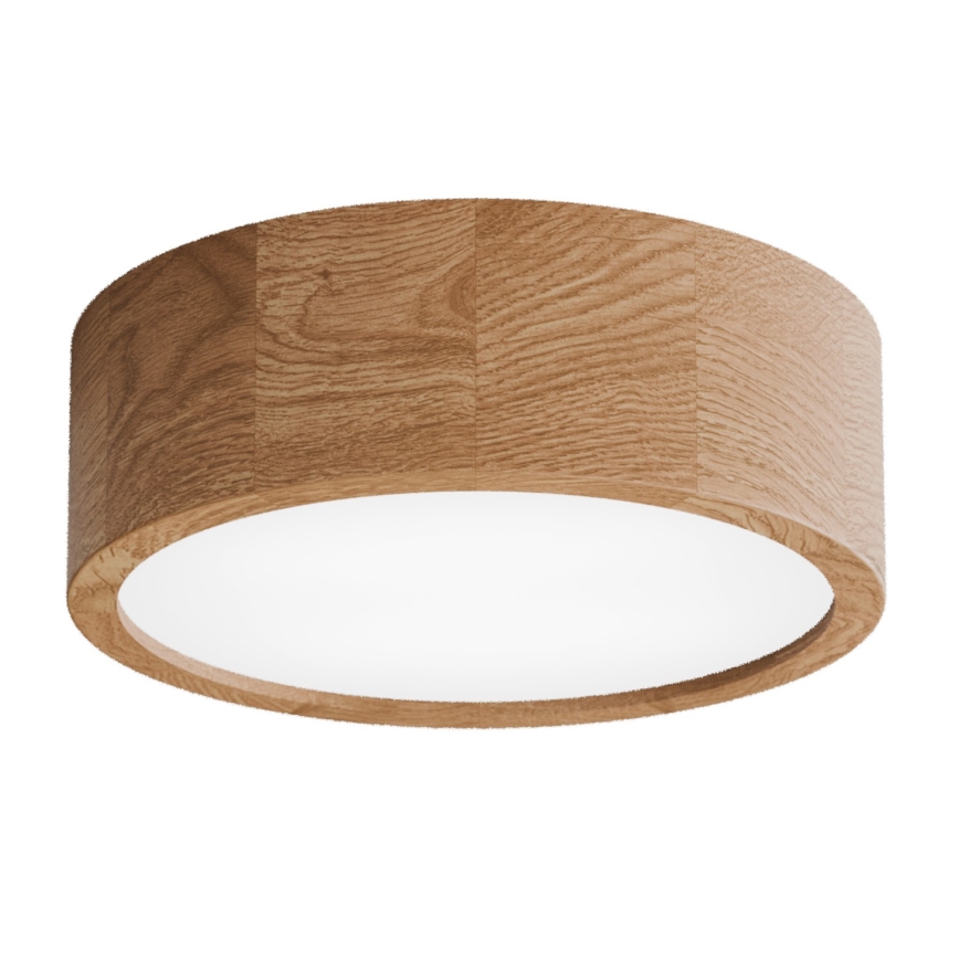 Plafón de baño CLEO 2xE27/24W/230V IP54 diá. 27,5 cm roble