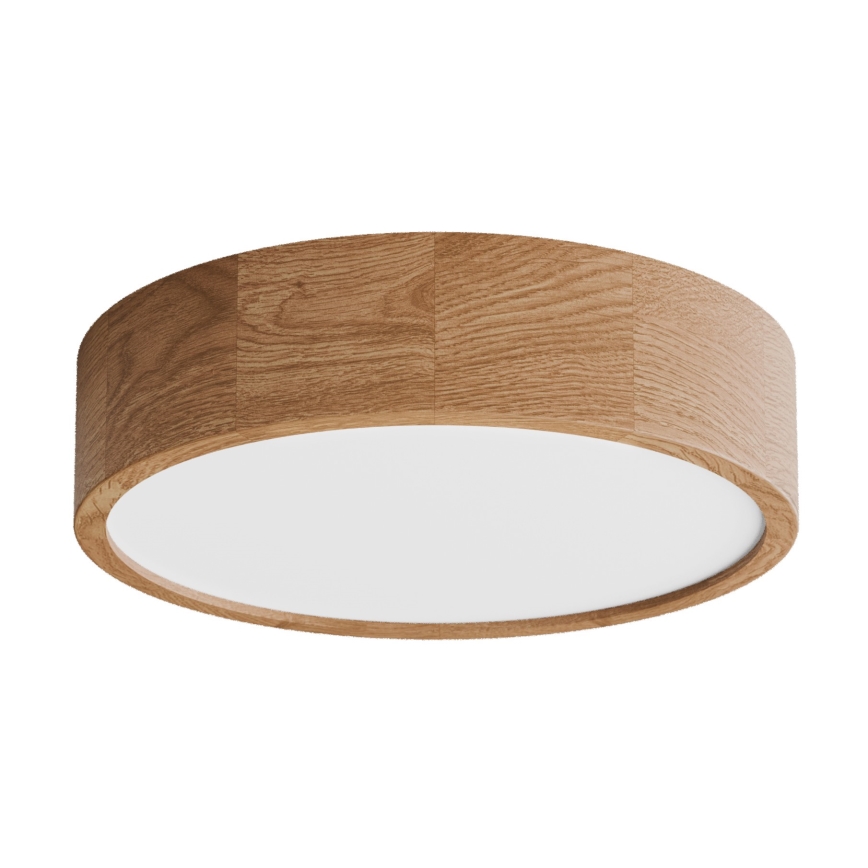 Plafón de baño CLEO 3xE27/24W/230V IP54 diá. 37,5 cm roble