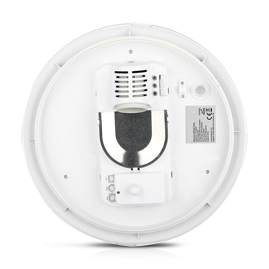 Plafón de baño con sensor 1xE27/60W/230V IP44 ø 29,6 cm