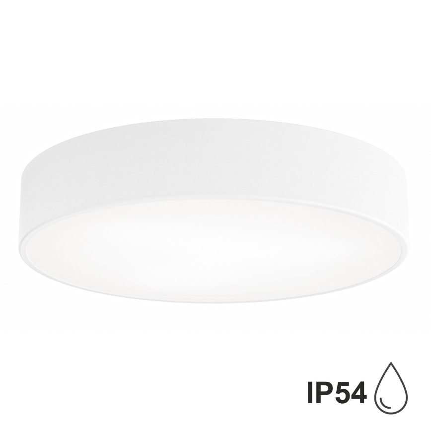 Plafón de baño con sensor CLEO 3xE27/24W/230V d. 40 cm blanco IP54
