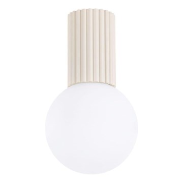 Plafón de baño HALO 1xG9/8W/230V diá. 12 cm IP44 color crema