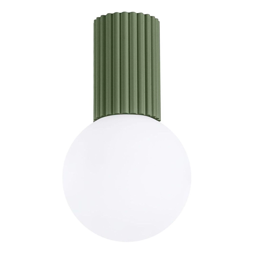 Plafón de baño HALO 1xG9/8W/230V diá. 12 cm IP44 verde