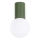 Plafón de baño HALO 1xG9/8W/230V diá. 12 cm IP44 verde
