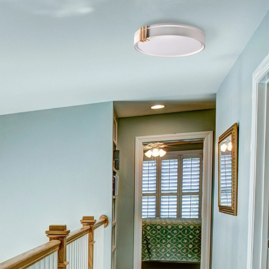 Plafón de baño LED regulable ARLETTA LED/48W/230V IP44 + control remoto