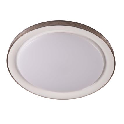 Luz de techo LED regulable para baño GRAŻYNA LED/72W/230V 3000-6000K diá. 51 cm IP44 gris + control remoto