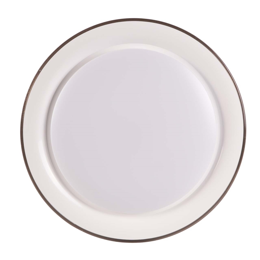 Luz de techo LED regulable para baño GRAŻYNA LED/72W/230V 3000-6000K diá. 51 cm IP44 gris + control remoto