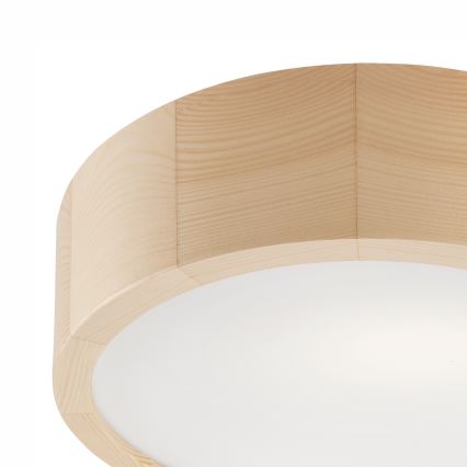Plafón de baño NATURAL 2xE27/15W/230V IP54 pino ø 27 cm