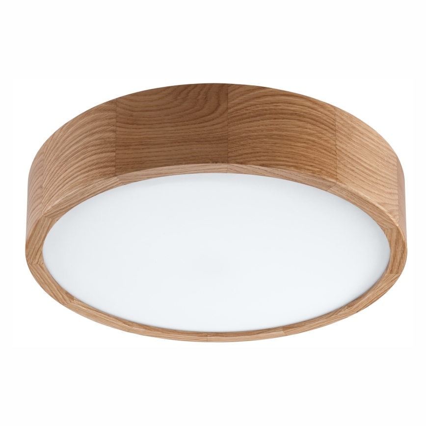 Plafón de baño OAK 3xE27/15W/230V roble ø 37 cm IP54