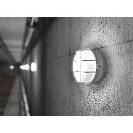 Plafón de exterior 1xE27/100W/230V rojo IP44