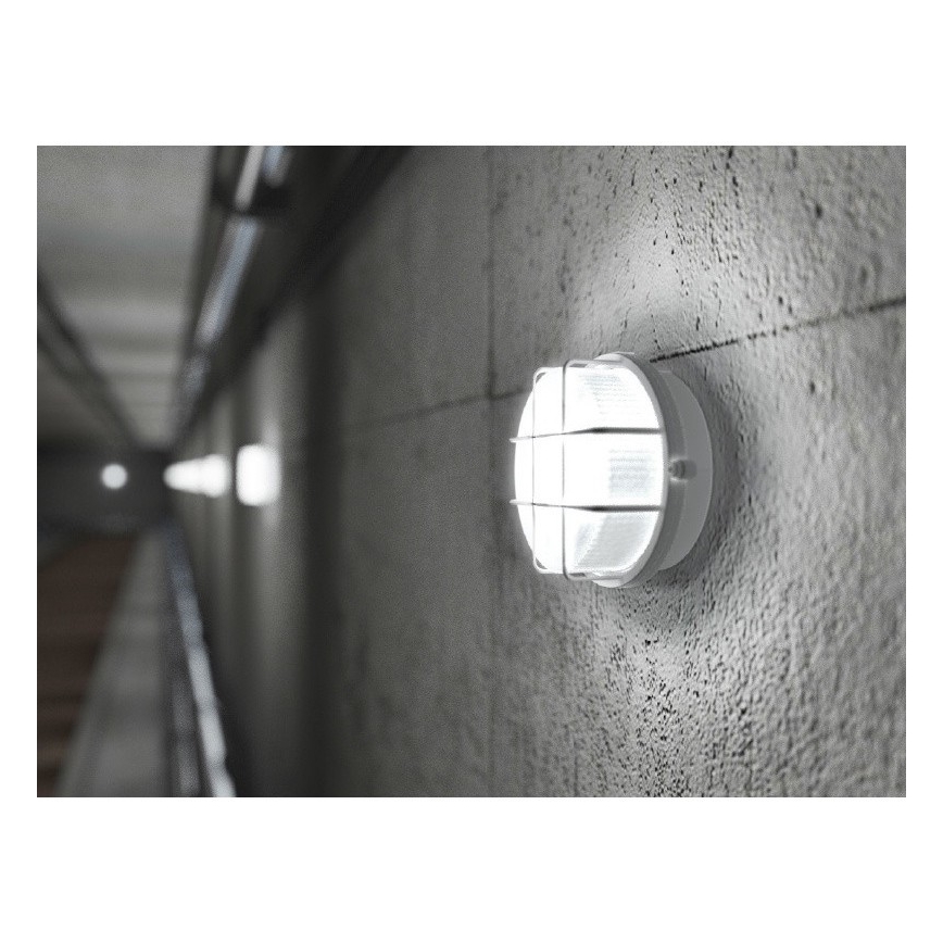 Plafón de exterior 1xE27/100W/230V rojo IP44